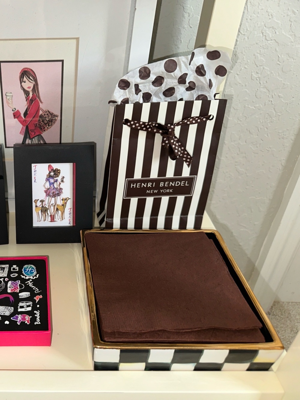 Henri Bendel Inspired Office